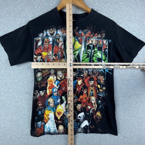 Vtg Marvel Shirt Mens Small Mad Engine Y2K USA Comic Book Superhero Character - Picture 10 of 11